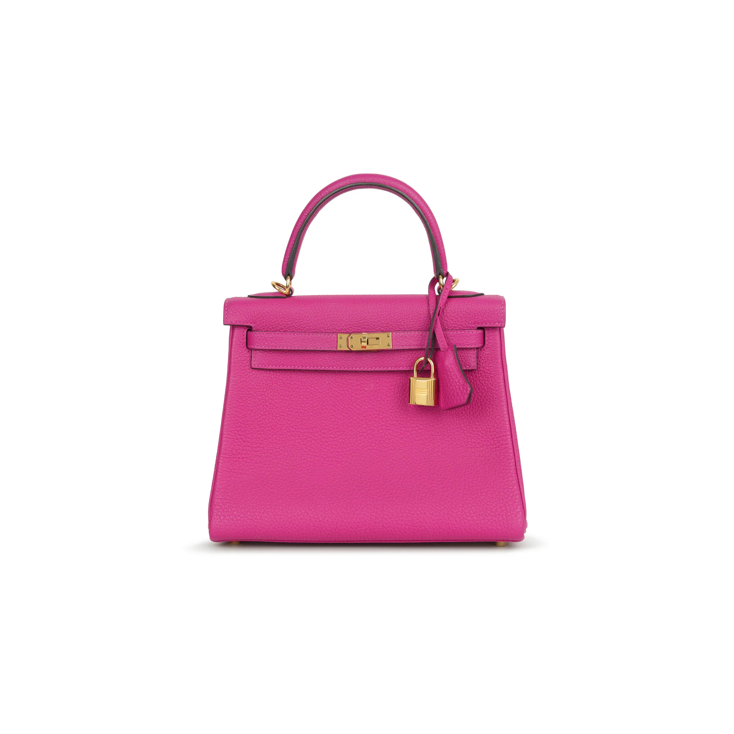 H**mes MASTER KELLY TOUCH 25 TOGO ROSE PURPLE GOLD (25*17*7cm)
